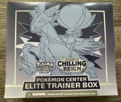 Pokemon TCG: Chilling Reign Elite Trainer Box ETB Ice Rider Calyrex - NEW/SEALED - Image 1