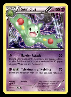 Plasma Blast Reuniclus #44/101 Pokemon TCG Single Card - Image 1