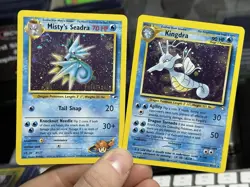 Kingdra 8/111 Neo Misty's Seadra 9/132 Gym 2000 Vintage Pokemon Card Lot WOTC - Image 1