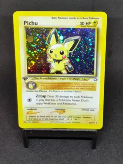 Pokemon 1st Edition Pichu Holo Neo Genesis 12/111 Near Mint! NM WOTC 2000 - Image 1