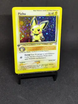 Pokemon 1st Edition Pichu Holo Neo Genesis 12/111 Near Mint! NM WOTC 2000 - Image 3