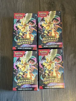 4x Pokemon TCG: Ascended Heroes Booster Bundle - Brand New & Sealed - Image 1
