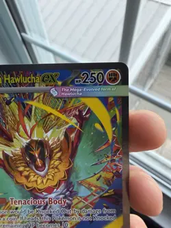 Mega Hawlucha ex 283/217 Special Illustration Rare Ascended Heroes Pokemon Holo - Image 3