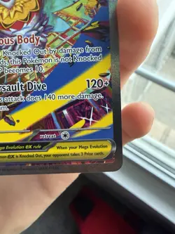 Mega Hawlucha ex 283/217 Special Illustration Rare Ascended Heroes Pokemon Holo - Image 4