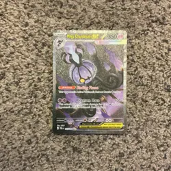 Mega Chandalure Ex SIR 115/084 Pokemon Card NM SIR Pitch Black TCG - Image 1
