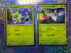 Pokemon Scarlet & Violet Promo 191 Sprigatito ("Horizons The Series" Stamped) - Image 1