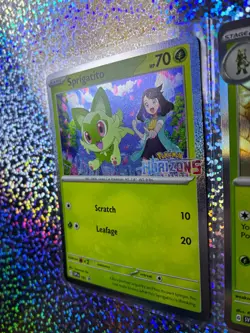 Pokemon Scarlet & Violet Promo 191 Sprigatito ("Horizons The Series" Stamped) - Image 5