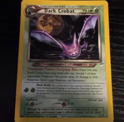 Pokemon TCG 3-Card Holo Lot Rhydon Machamp Dark Crobat - Image 5