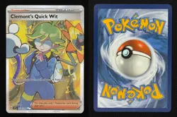 Clemont's Quick Wit 229/191 Ultra Rare Surging Sparks Holo Near Mint - Image 3