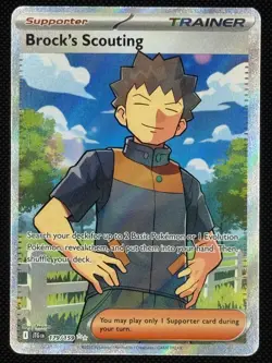 Brock's Scouting 179/159 Ultra Rare Journey Together Holo Near Mint - Image 1