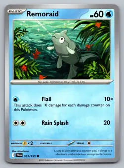 Pokemon TCG Journey Together Remoraid #33 - Image 1