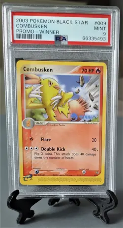Pokemon Black Star Combusken Winner Promo 009 PSA 9 MINT - Image 1