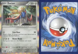 ZACIAN 136/182 RARE PARADOX RIFT POKEMON HOLO NEAR MINT - Image 3