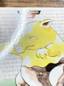 Pokemon Carddass Card Drowzee No.96 Bandai Pocket Monsters Green ver. 1996 - Image 4