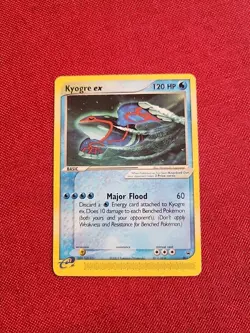 Pokemon TCG 2003 Nintendo Kyogre EX Black Star Promo 🌟 #1 Non-holo - Image 1