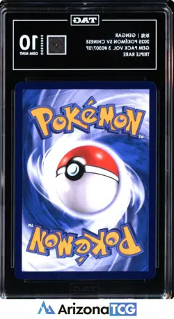 Pokemon 2025 Gengar 0307/07 Triple Rare Gem Pack Vol. 3 Chinese GEM MINT TAG 10 - Image 2