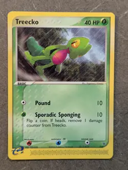 Pokemon Card 2003 TREECKO 016 Non-Holo Nintendo Black Star Promo E-Reader NM - Image 1