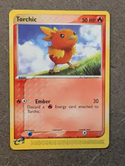 Pokemon Card 2003 TORCHIC 017 Non-Holo Nintendo Black Star Promo E-Reader NM - Image 1