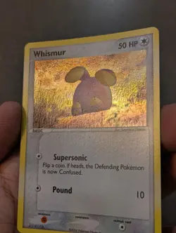 Pokemon Card 2004 WHISMUR 019 Holo Nintendo Black Star Promo NM - Image 2