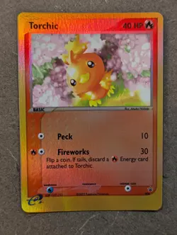 Pokemon Card 2003 TORCHIC 008 Reverse Holo Nintendo Black Star Promo NM - Image 1