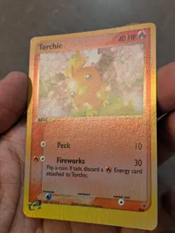 Pokemon Card 2003 TORCHIC 008 Reverse Holo Nintendo Black Star Promo NM - Image 2
