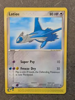 Pokemon Card 2003 LATIAS 014 Non-Holo Nintendo Black Star Promo E-Reader NM/VLP - Image 1