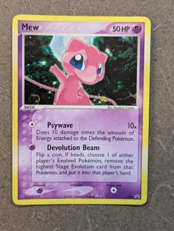 Pokemon Card 2006 MEW 040 Holo Nintendo Black Star Promo LP/MP - Image 1
