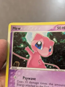 Pokemon Card 2006 MEW 040 Holo Nintendo Black Star Promo LP/MP - Image 4