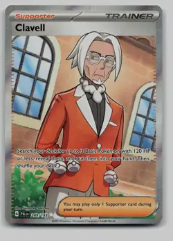 Clavell 249/193 Ultra Rare Paldea Evolved Pokemon Holo Near Mint - Image 1