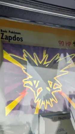 Pokemon TCG Zapdos Holo Rare Card Base Set 16/102, 1999 MGC 4 - Image 2