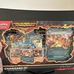 Pokemon TCG Charizard ex Special Collection Box Promo + Oversized Card 2024 - Image 1