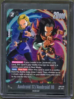Android 17/Android 18 FB10-102 SR - Cross Force - Dragon Ball Fusion World - Image 1