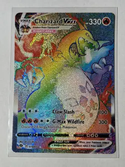 Pokemon TCG Champions Path Holo Charizard VMAX Secret Rare 074/073 Near Mint - Image 1