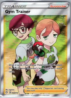 Gym Trainer (Full Art) 068/072 Shining Fates - Pokemon Card - NM - Image 1