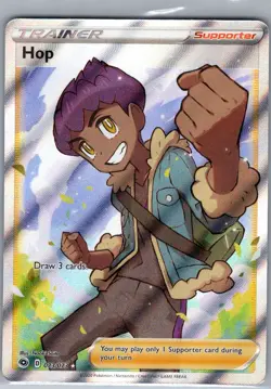 Hop (Full Art) 073/073 Champion's Path - Pokemon Card - NM - Image 1