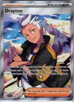 Drayton 232/191 SV08: Surging Sparks - Pokemon Card - NM - Image 1