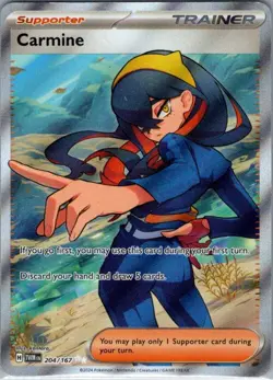 Carmine 204/167 SV06: Twilight Masquerade - Pokemon Card - NM - Image 1