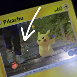 WHOLE SWIRL 🌀💫 Pikachu 027/078 Pokemon Go Cosmos Holo Promo Pokemon Card - Image 1