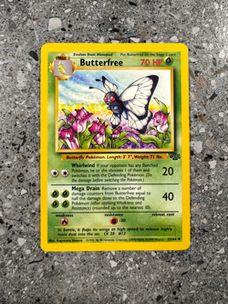 Pokemon TCG Cards Butterfree 33/64 Jungle Uncommon EXC-NM - Image 1