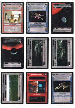 1995 Decipher STAR WARS PREMIERE LIMITED lot of all 108 common cards - Image 2