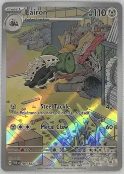 Pokemon TCG Twilight Masquerade: Lairon #184/167 (Illustration Card) - Near Mint - Image 2