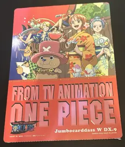 One Piece 2002 Jumbo Carddass Sticker Card Complete Very Rare Japanese Exclusive - Image 1