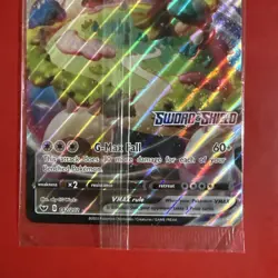 Snorlax VMAX 142/202 Jumbo Cards Holo Sealed M/Nm sword and shield stamp - Image 3