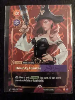 MISS FORTUNE Bounty Hunter METAL Card Hartford Prize Wall Promo Riftbound - Image 1