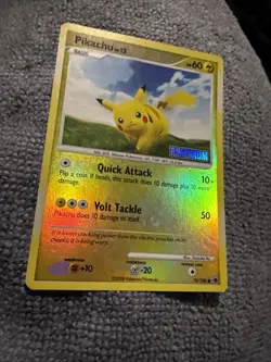 Pokemon TCG Pikachu Reverse Holo Platinum Promo Card 70/100 - DMG - Image 2