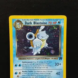 Pokemon Dark Blastoise Holo Rare TCG Card 3/82 LP/MP Condition Unlimited - Image 2