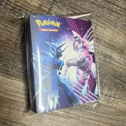 Dialga/Palkia Mini Portfolio Binder-Holds 60 Cards-NO CARDS, BINDER ONLY - Image 1