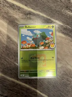 Bulbasaur 001/132 MEG 2026 Pokemon Day League Promo PLAY Stamp Pokemon Card - Image 1