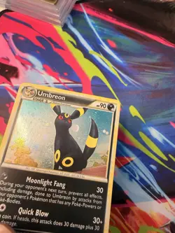 Pokemon Umbreon Holo Rare TCG Card Call of Legends 22/95 SWIRL - Image 2