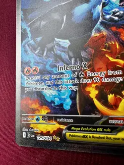🔥 Mega Charizard X ex 125/094 SIR Phantasmal Flames Pokemon Card NM - Image 5